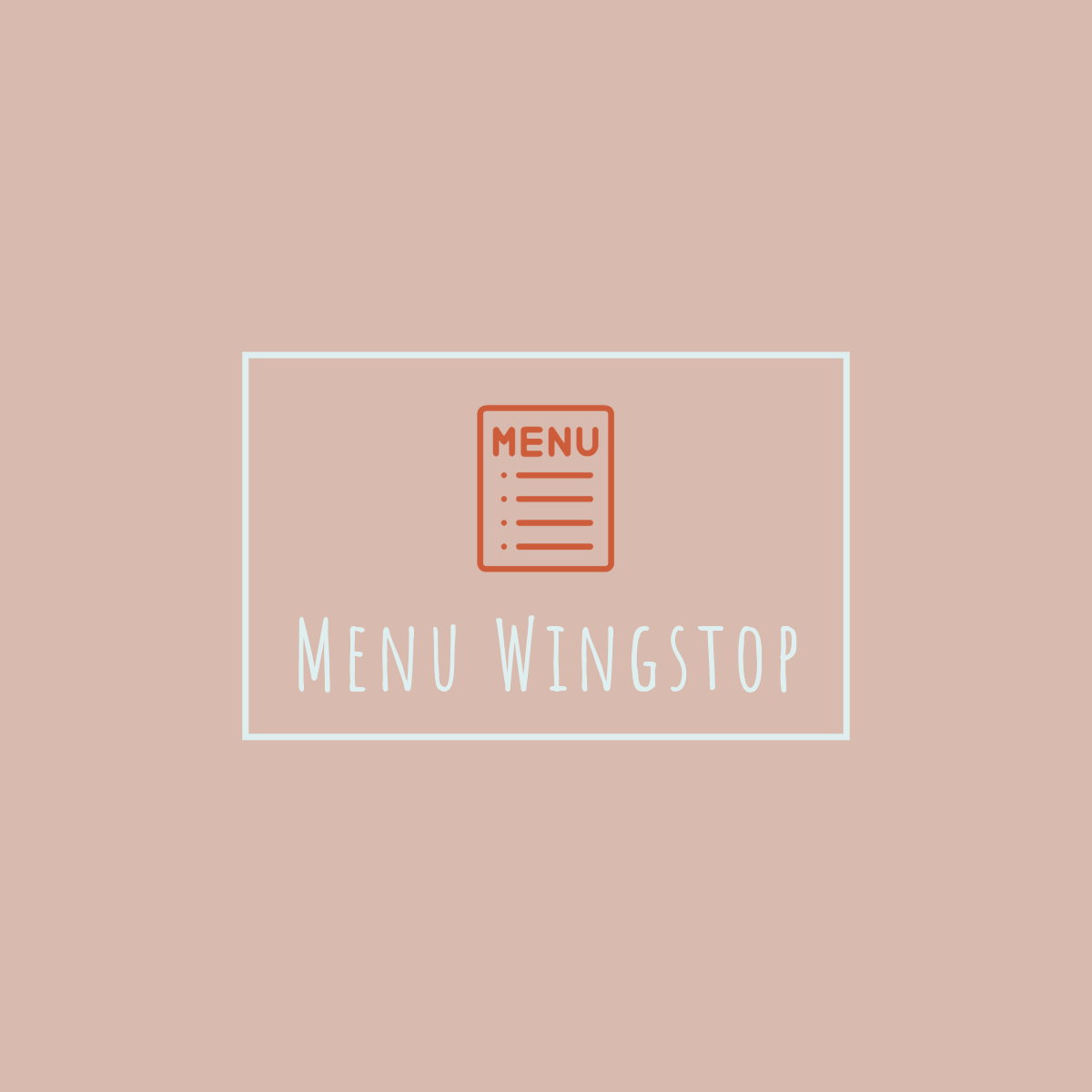 Menu Wingstop